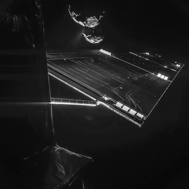 This Rosetta Spacecraft Selfie Is Amazing