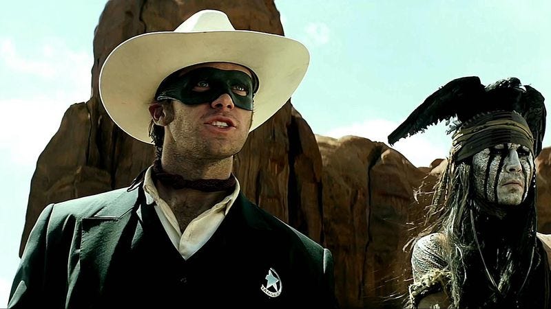 Illustration for article titled The Lone Ranger crew blames enormously powerful movie critics for conspiring to kill The Lone Ranger