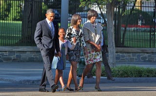 Illustration for article titled The Obamas' Sunday Best Is, In Fact, Pretty "Best"
