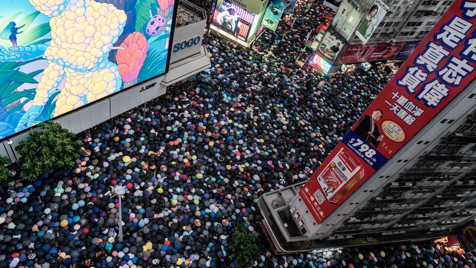 China's Biggest Propaganda Agency Buys Ads on Facebook and Twitter to Smear Protesters in Hong Kong