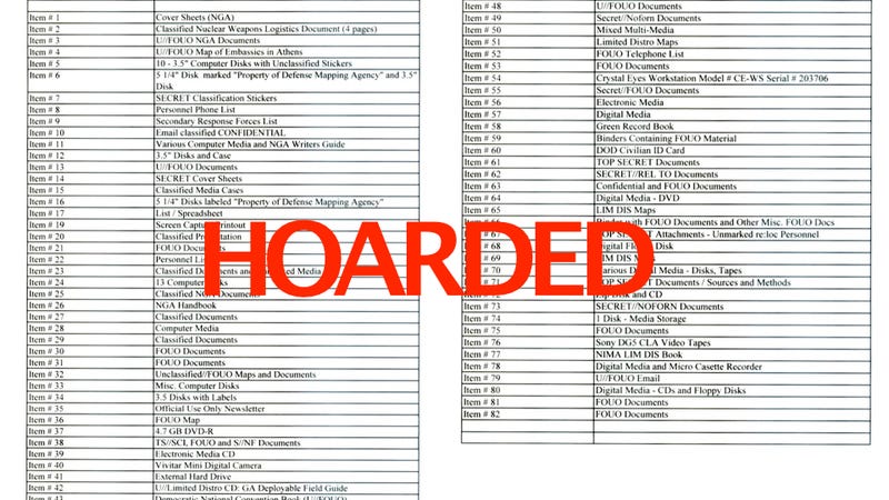 Illustration for article titled "Hoarder" Government Worker Took Home and Stashed Top Secret Files and Disks