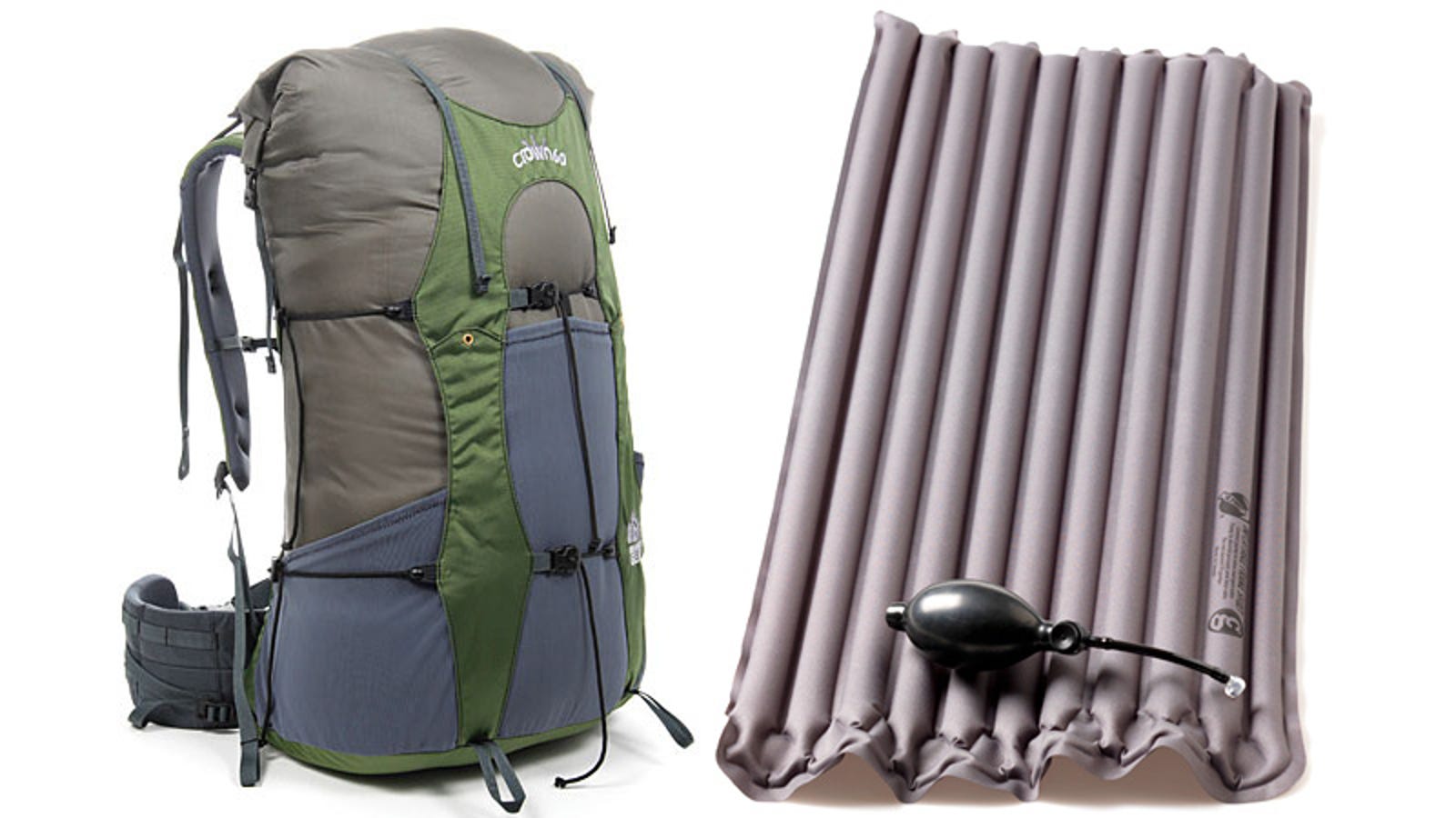 backpack air mattress inflator
