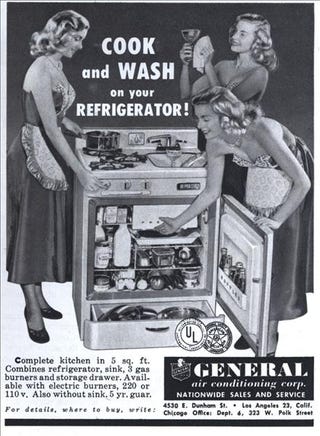 Illustration for article titled Why Aren't There More Refrigerator-Stove-And-Sink-In-One Units Around ?