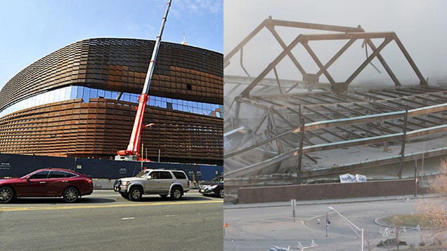 Yes, The New Brooklyn Nets Arena Is Deliberately Covered ...