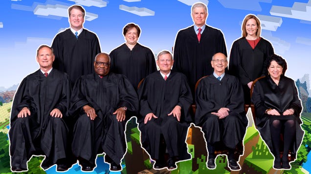 Here's How To Add U.S. Supreme Court Justices To Minecraft For No Reason At All