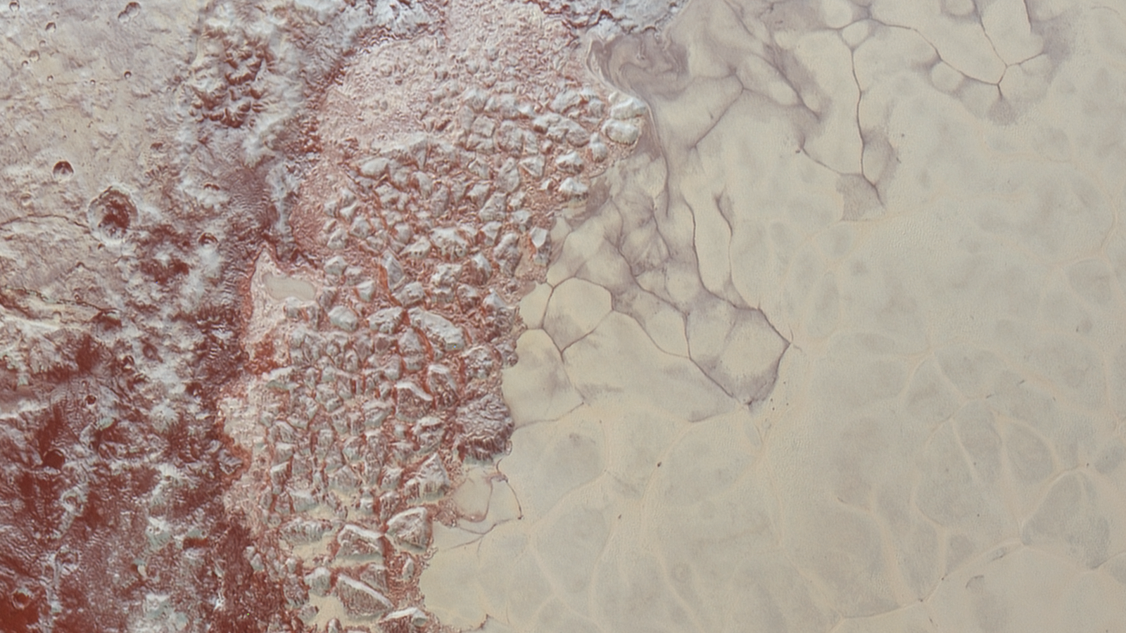 Dunes are found on the surface of Pluto. But they are not sand Dunes are found on the surface of Pluto. But they are not sand