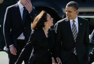 Kamala Harris and President Obama