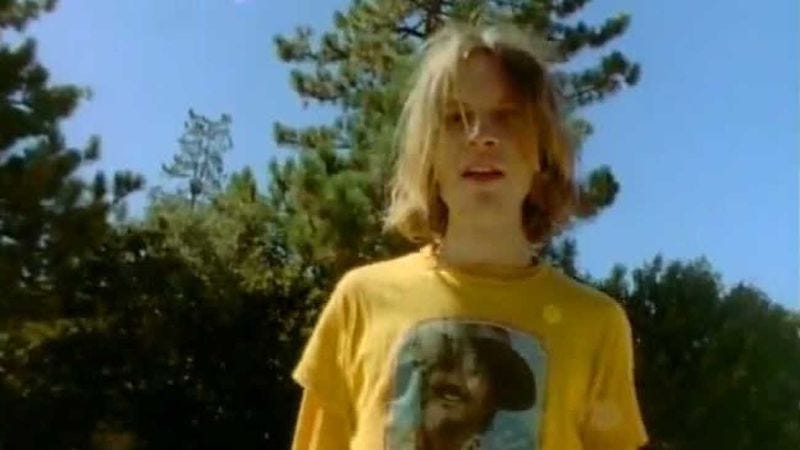A still from Beck's "Loser" video