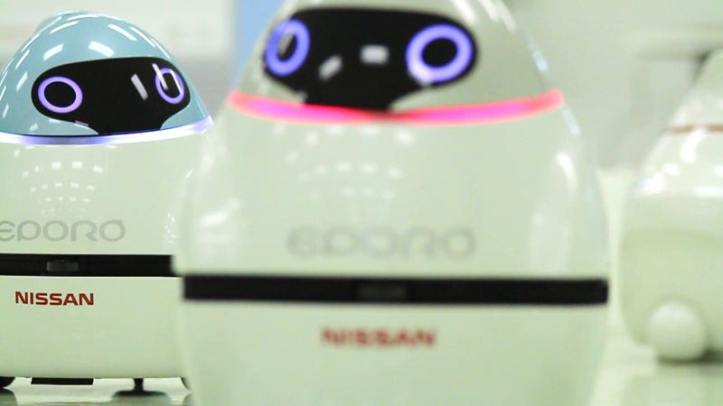 Illustration for article titled Nissan's Chick-Like Robots Indicate A Smart (And Cute) Future