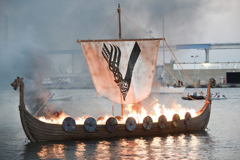 Image result for viking funeral