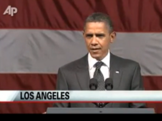 Illustration for article titled VIDEO: Obama Unfazed by 'Antichrist' Heckler