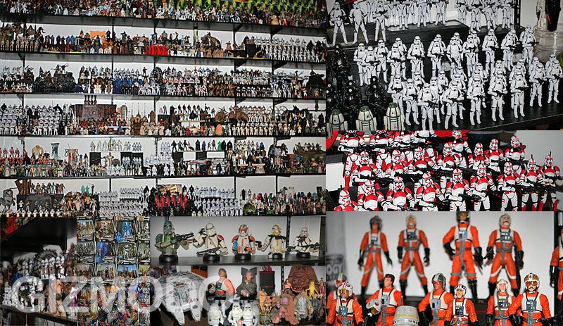 huge star wars collection