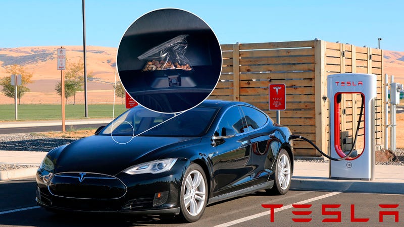 Illustration for article titled Car Of The Future: Elon Musk Has Revealed That The Next Tesla Will Feature A Ziploc Bag Of Cashews In The Glove Compartment