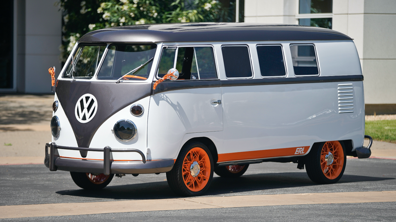 Illustration for article titled Volkswagen's Research Lab Turned an Old Microbus Into an EV Technology-Crammed Concept Vehicle