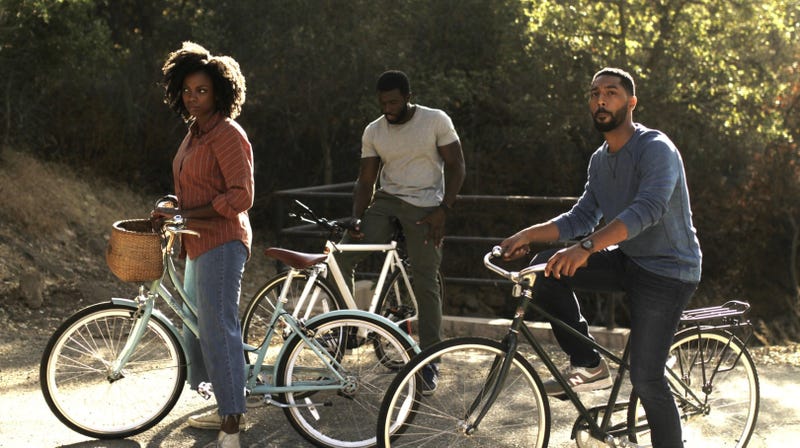 DeWanda Wise, Y’Lan Noel, and Tone Bell in The Weekend