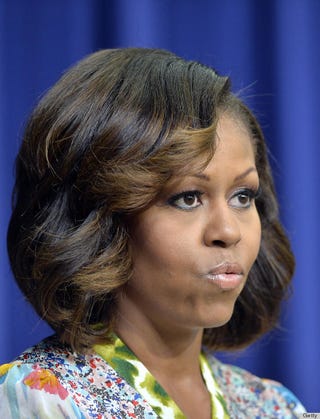 Illustration for article titled Stop the presses: Michelle Obama has Highlights!!
