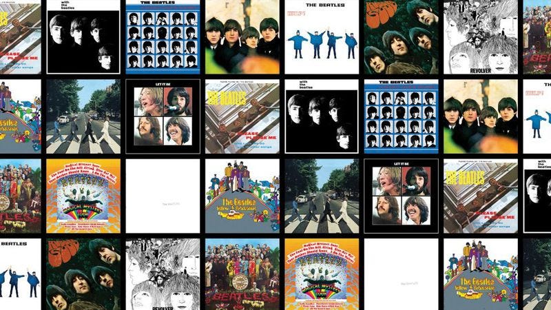 Illustration for article titled Video argues The Beatles’ LP covers tell the band’s story