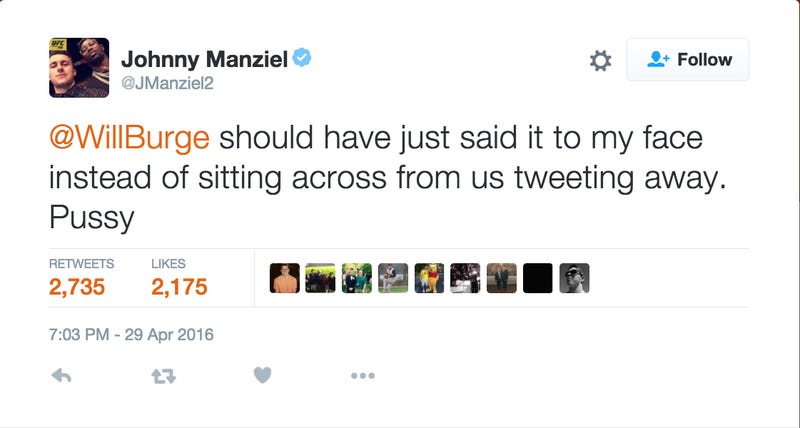 Illustration for article titled Johnny Manziel Has Some Thoughts To Get Off His Chest