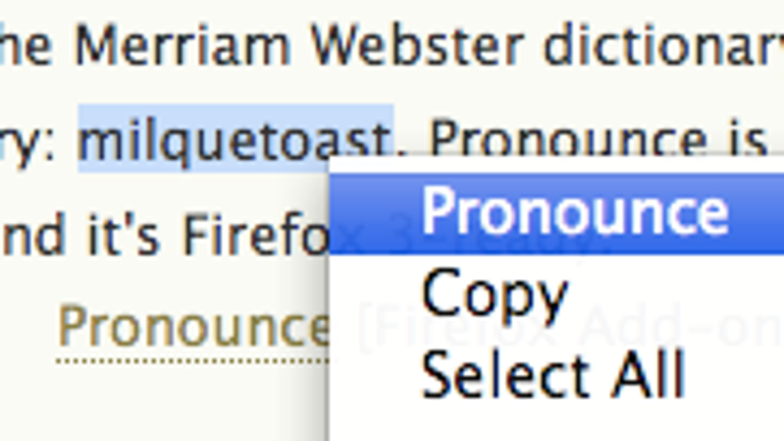 Pronounce Tells You How to Say It