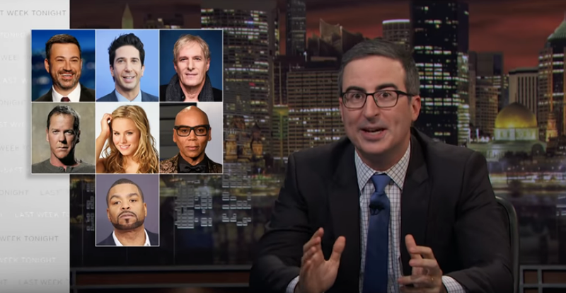 Illustration for article titled John Oliver uncovers deadly pharmacy loopholes with the help of an unlikely celebrity action team