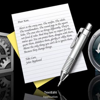 Illustration for article titled Leopard Icon Contains First Think Different Ad Copy
