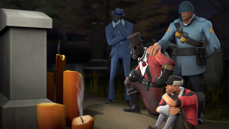 Illustration for article titled Team Fortress 2 Fans Pay Tribute To Beloved Video Maker Who Passed Away