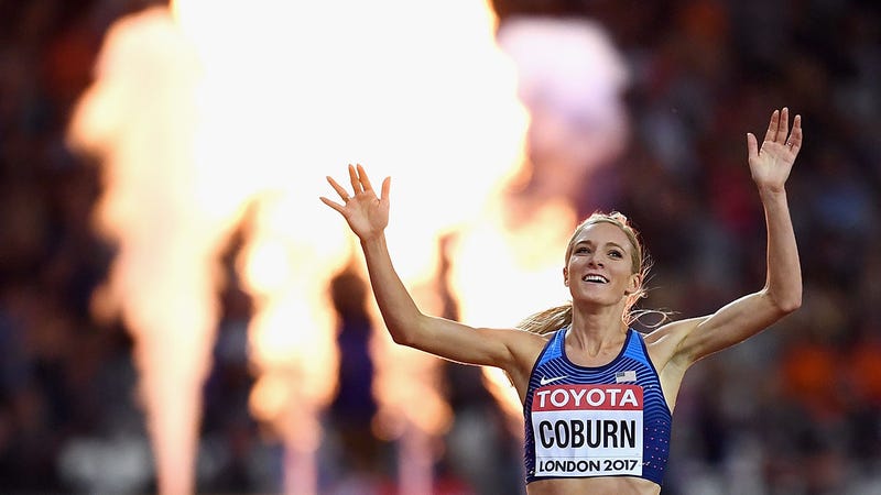 Emma Coburn wins gold in steeplechase, sister goes wild watching