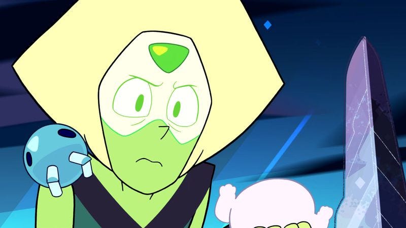 Steven Universe explores bad-guy-turned-good territory with Peridot