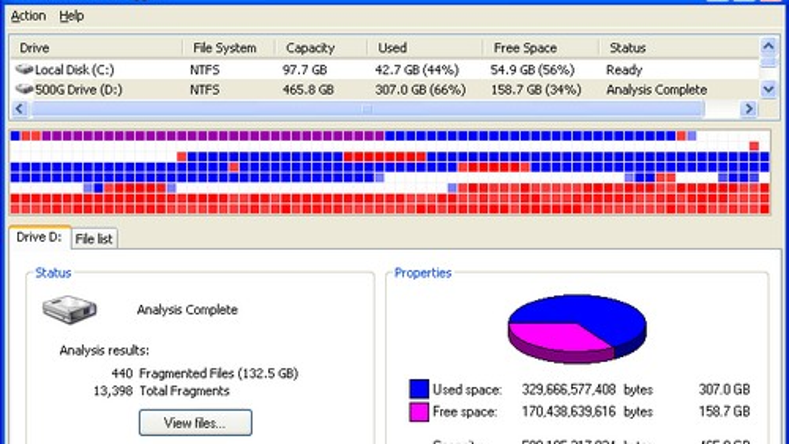 disk defragmenter windows 10