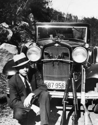 Clyde Barrow And His Ford V8