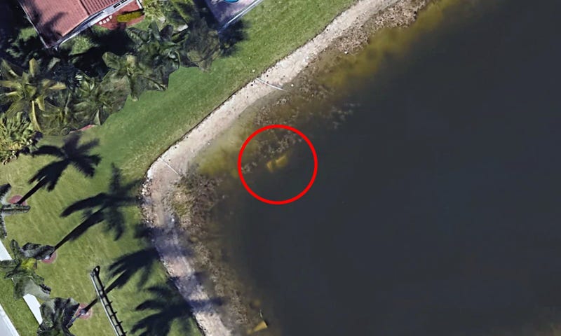 Illustration for article titled Google Earth revela los restos de un hombre desaparecido hace 22 aÃ±os en un lago de Florida