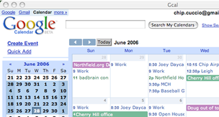 gcal for google calendar