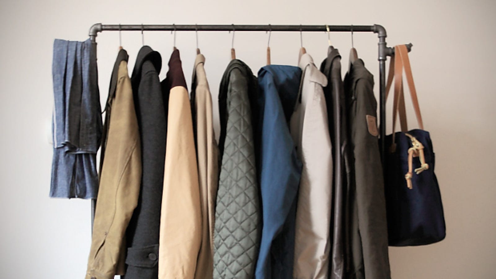 Make Your Own Industrial-Style Clothing Rack