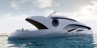 Illustration for article titled Oculus Yacht Mimics a Giant, Man-Eating Fish