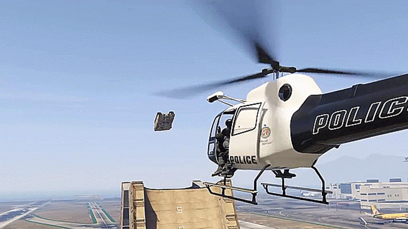 Gta 5 lapd helicopter фото 105