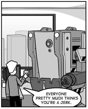 Illustration for article titled The Most Depressing Robot Comic You'll Read All Day