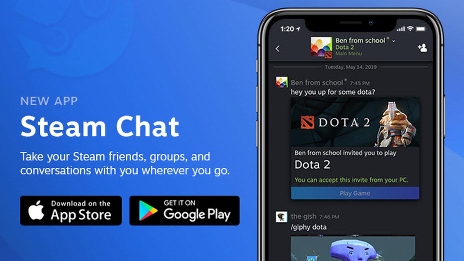 Valve Launches Another Mobile App For Chatting On Steam