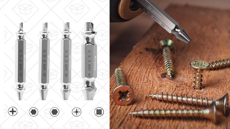 Dr.meter Damaged Screw Extractor and Remove Set | $7 | Amazon | Use code MWIA5Z4J