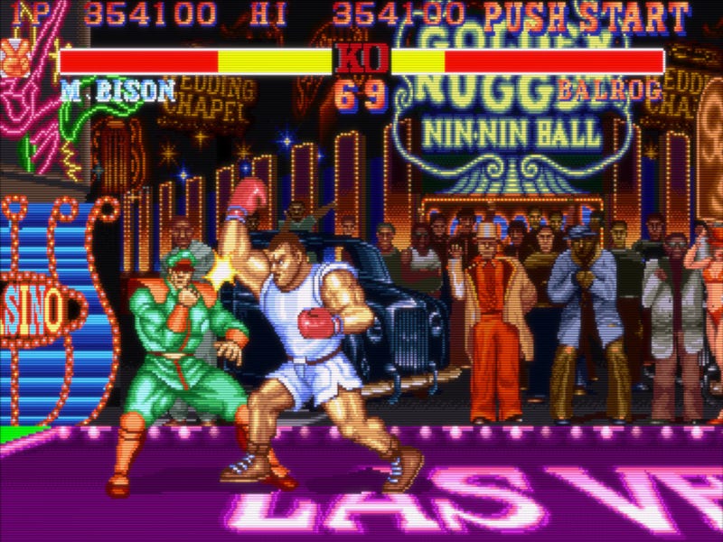 Retro 90s Arcade Games) - Street Fighter II Champion Edition - Balrog Vs  Vega