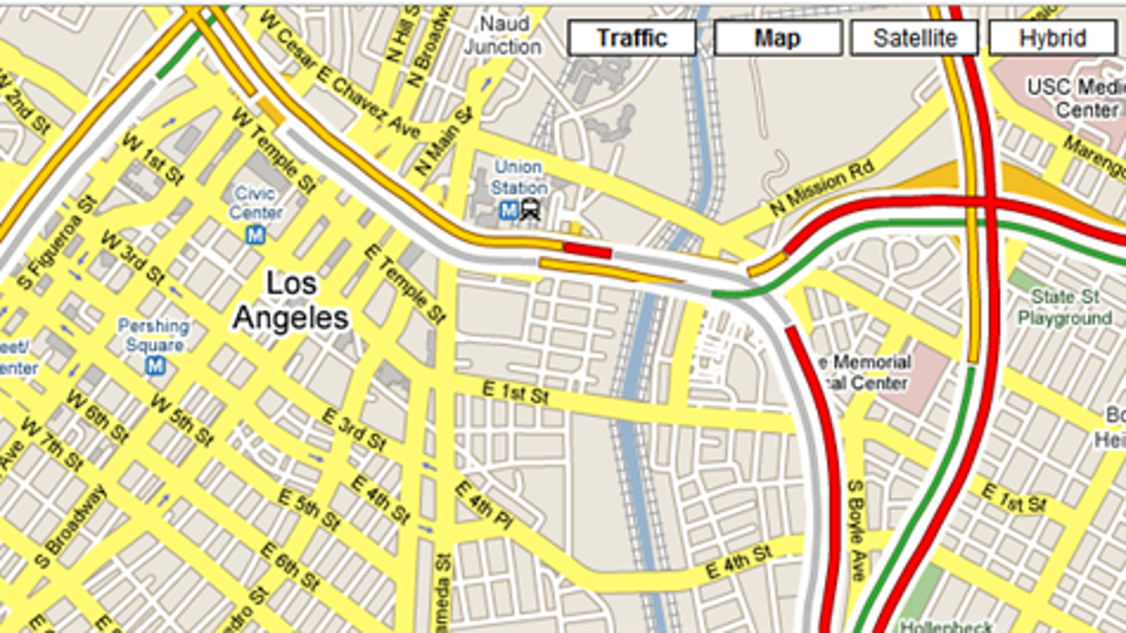 traffic google maps