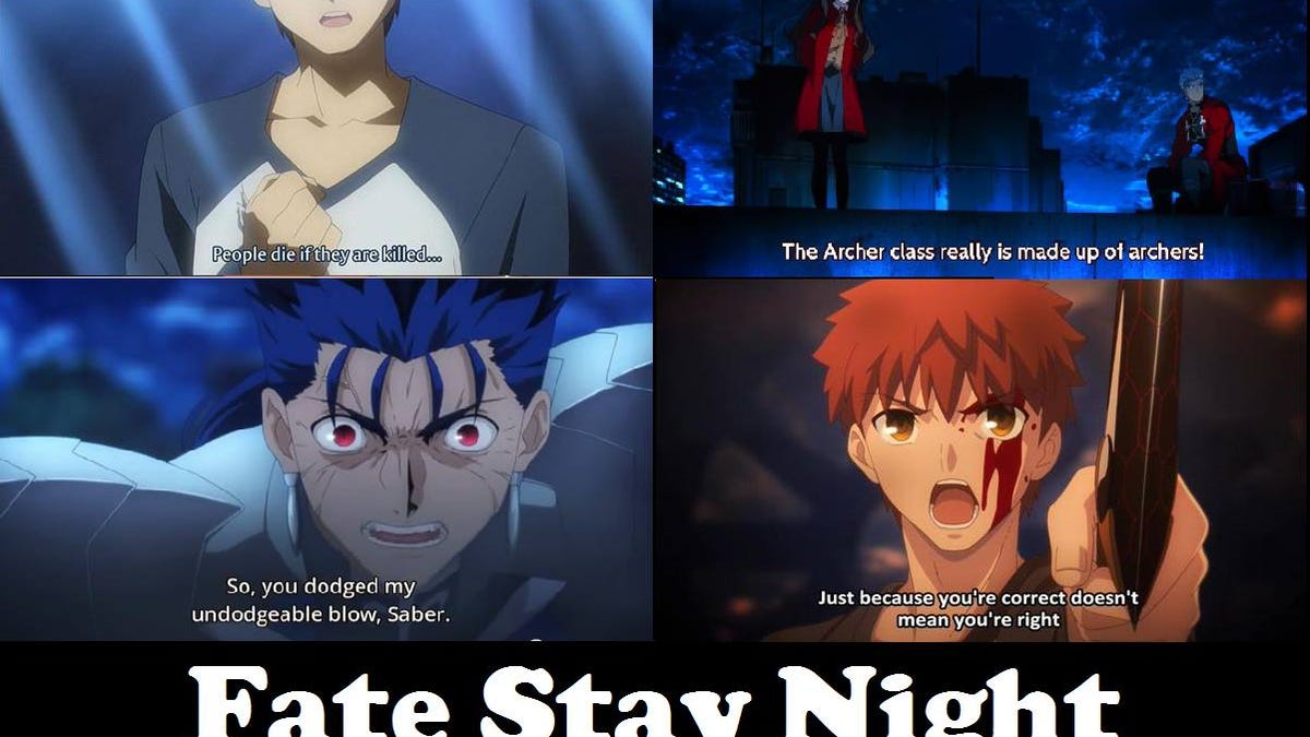 How Fate Stay Night Is Amateur Writing Regardless Of The Medium