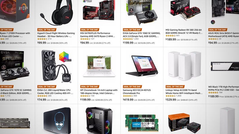 Descuentos en componentes y accesorios para PC | AmazonGráfico: Shep McAllister