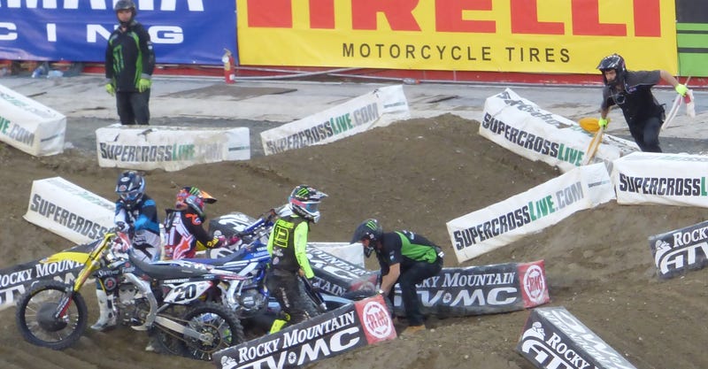 Crash at AMA Supercross