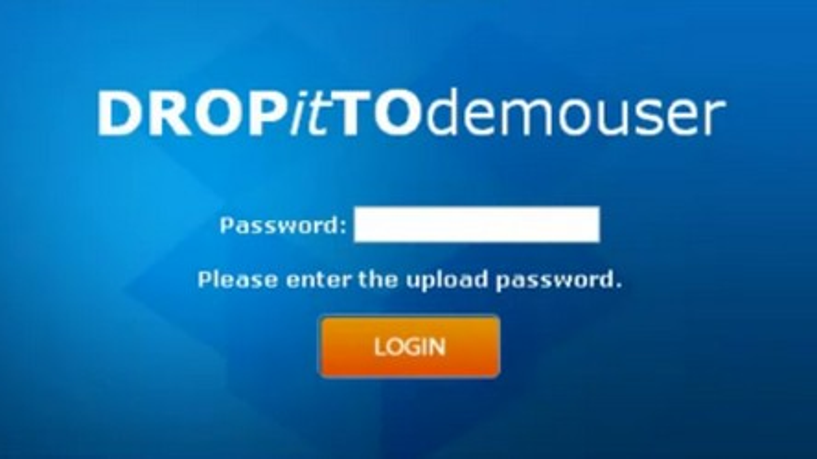 password protected dropbox folder