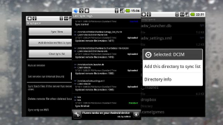 dropsync app grand write permissions sd card