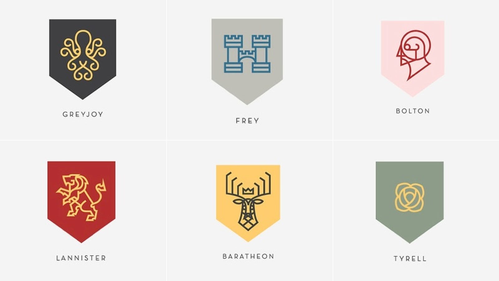 Game Of Thrones House Sigils As Re Imagined By A Nike Designer