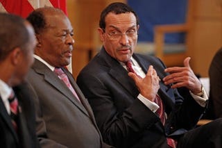 Marion Barry, D.C. council member, center (Getty)