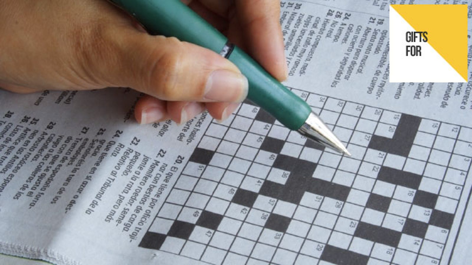 An Older Guy Who Prefers Crosswords to Video Games