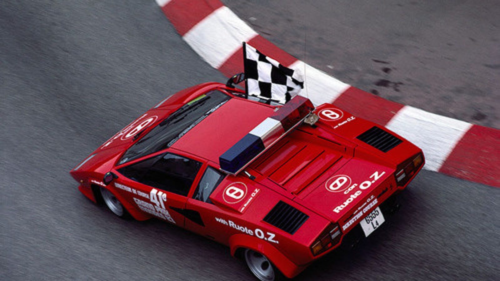 Holy Ferruccio A Lamborghini Countach Safety Car