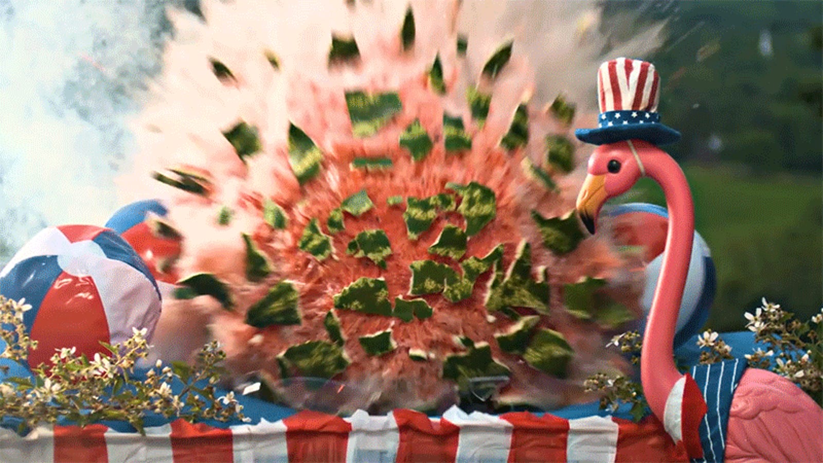SloMo Footage Of Fireworks Blowing Up A BBQ Is The Best Way To Spend